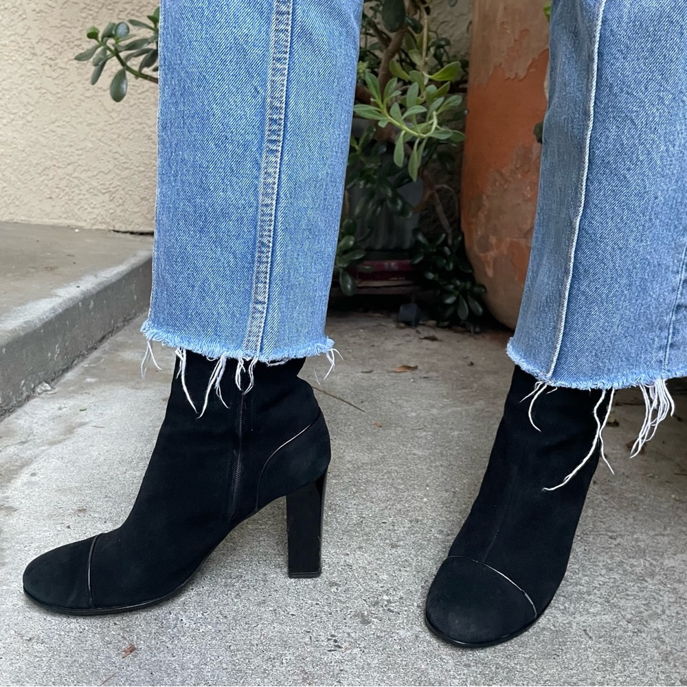 Vintage black Kate Spade all leather boots